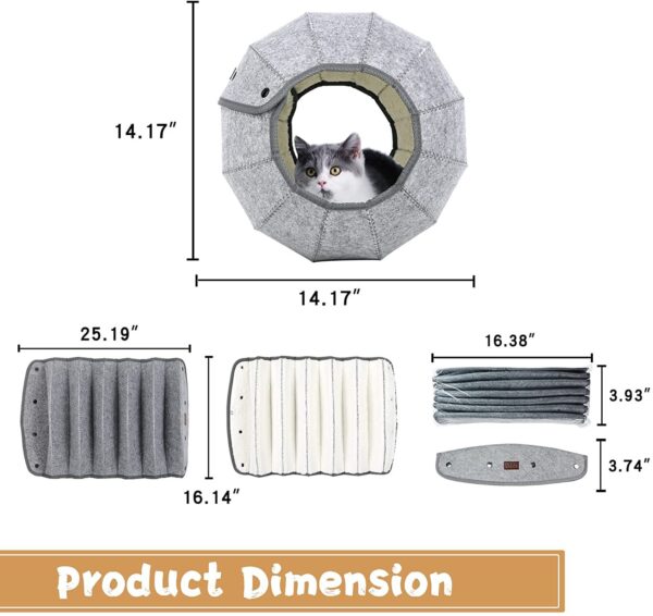 Foldable Cat Kennel Cave Tunnel