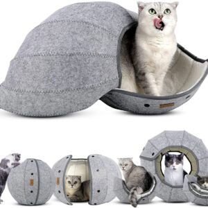 Foldable Cat Kennel Cave Tunnel