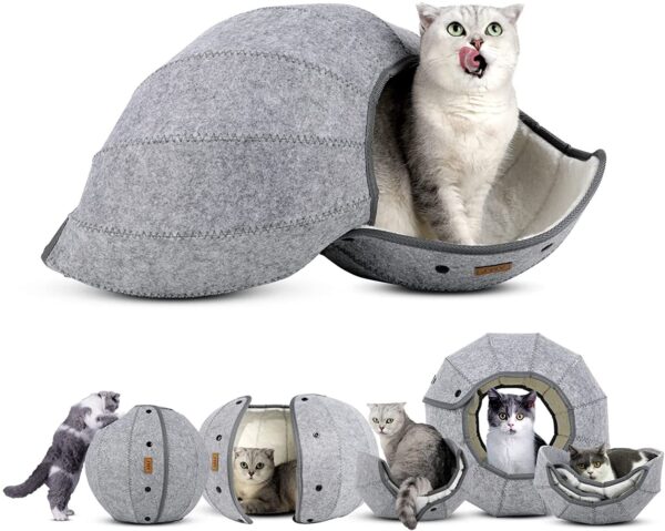 Foldable Cat Kennel Cave Tunnel
